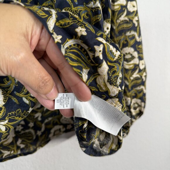 Banana Republic Floral Blouse - Black and White - Picture 11 of 12